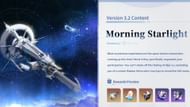 The Morning Starlight event (Image via HoYoverse)